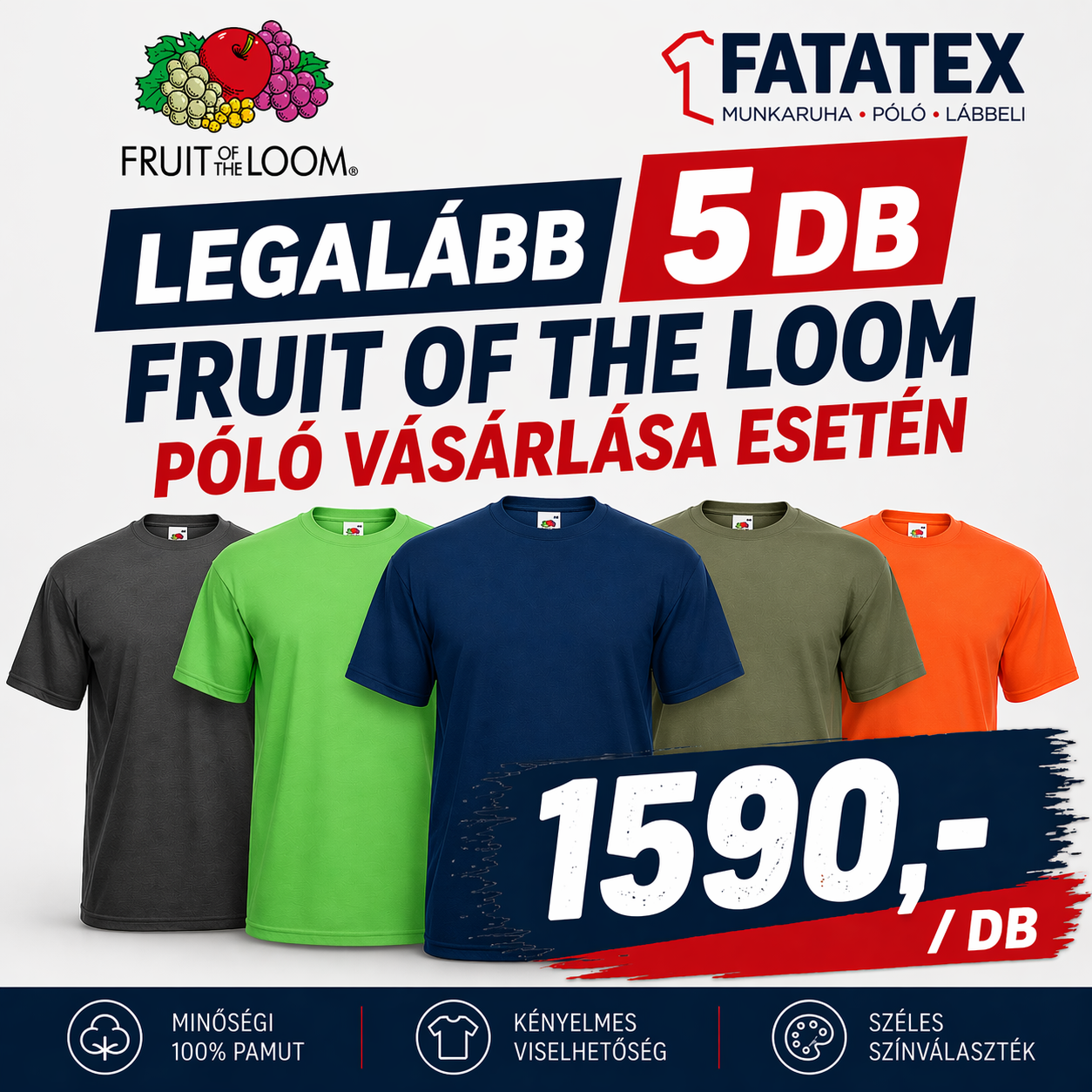 akciós póló csomag